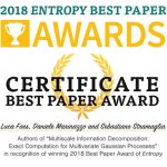 Entropy 2018 award